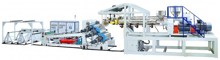Plastic Sheet, Volumetric 3 Layer Sheet Co-extrusion Line
